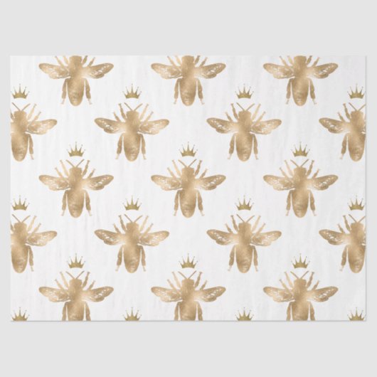 Ontwerp van de koninginnenbijenreeks 43 tissuepapier (Voorkant)