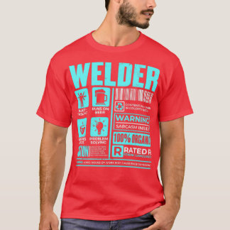Ontwerp van de lassen met lassen T T-shirt