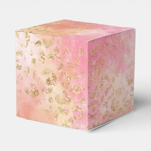 Ontwerp van de Leopard-schilderreeks 13 Bedankdoosjes (Achterkant)