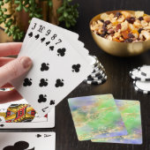 Ontwerp van de Leopard-schilderreeks 4 Pokerkaarten (Insitu)