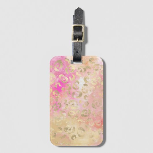 Ontwerp van de Leopard-schilderreeks 5 Bagagelabel (Voorkant (verticaal))