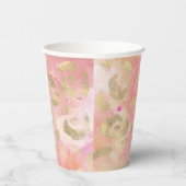 Ontwerp van de Leopard-schilderreeks 5 Papieren Bekers (Rechts)