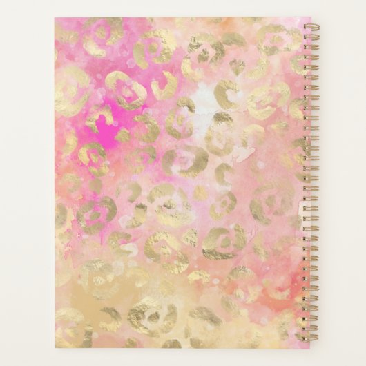 Ontwerp van de Leopard-schilderreeks 5 Planner (Achterkant)