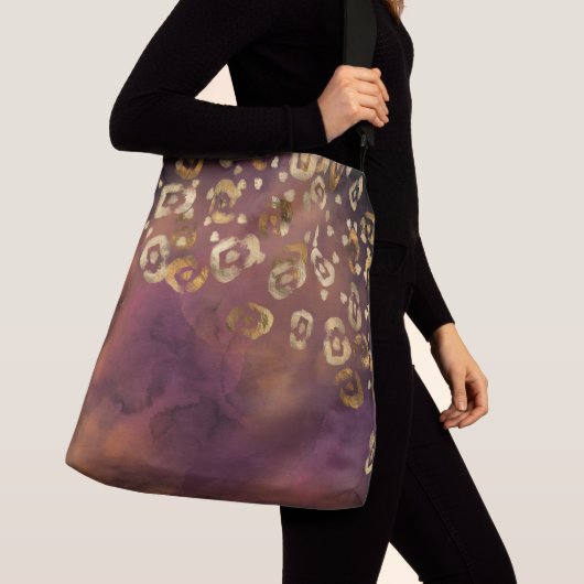Ontwerp van de Leopard-schilderreeks 7 Crossbody Tas (Dichtbij)