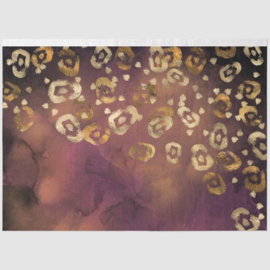 Ontwerp van de Leopard-schilderreeks 7 Tissuepapier (Voorkant)