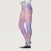 Ontwerp van de Leopard-schilderreeks 8 Leggings (Links)