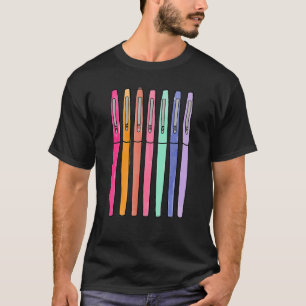 Ontwerp van de leraar Flair Pens T-shirt