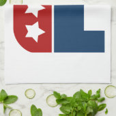 Ontwerp van de Logo van GOP-olifanten Theedoek (Gevouwen)