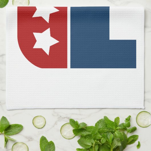 Ontwerp van de Logo van GOP-olifanten Theedoek (Gevouwen)