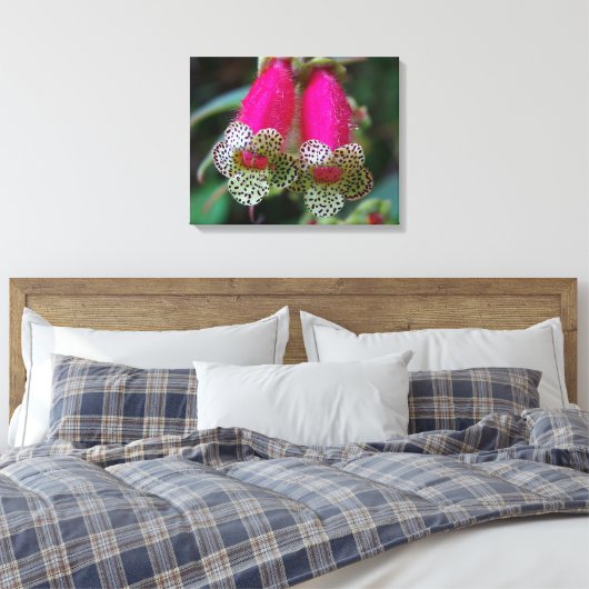 Ontwerp van de luipaard canvas afdruk (Insitu (Slaapkamer))