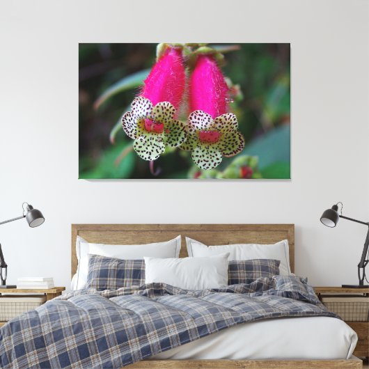 Ontwerp van de luipaard canvas afdruk (Insitu (Slaapkamer))