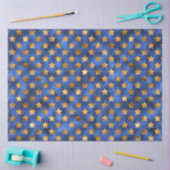 Ontwerp van de Luxury Blue- en Gold-reeks 10 Tissuepapier (Craft)