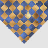 Ontwerp van de Luxury Blue- en Gold-reeks 12 Tissuepapier (Detail)