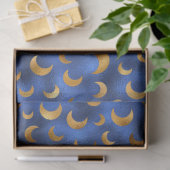 Ontwerp van de Luxury Blue- en Gold-reeks 15 Tissuepapier (Geschenk)