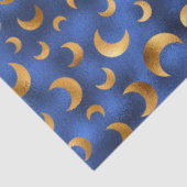 Ontwerp van de Luxury Blue- en Gold-reeks 15 Tissuepapier (Detail)