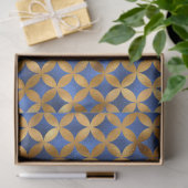 Ontwerp van de Luxury Blue- en Gold-reeks 16 Tissuepapier (Geschenk)