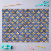 Ontwerp van de Luxury Blue- en Gold-reeks 19 Tissuepapier (Craft)