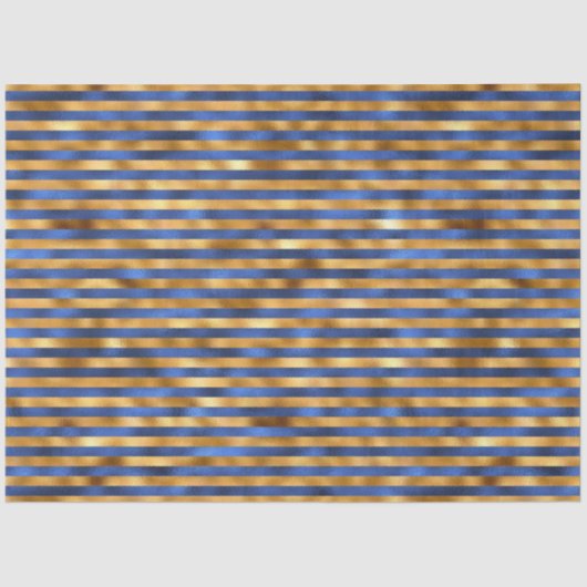 Ontwerp van de Luxury Blue- en Gold-reeks 7 Tissuepapier (Voorkant)