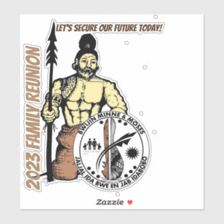 Ontwerp van de Marshalleilanden Sticker