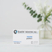 Ontwerp van de medische kaart BMW Visitekaartje (Staand voorkant)