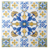 Ontwerp van de mediterrane Italiaanse tegel naadlo Tegeltje (Voorkant)