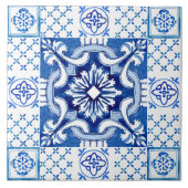 Ontwerp van de mediterrane Italiaanse tegel naadlo Tegeltje (Voorkant)