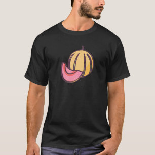 Ontwerp van de Melonenzomervrucht voor vruchten en T-shirt