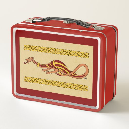 Ontwerp van de middeleeuwse draak 2015 (Achterkant)