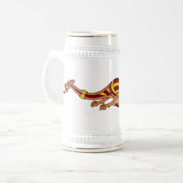 Ontwerp van de middeleeuwse draak 2015 bierpul