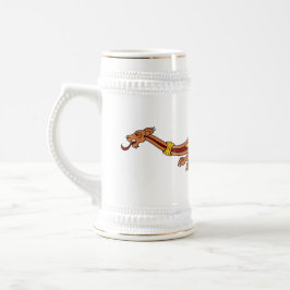 Ontwerp van de middeleeuwse draak 2015 bierpul