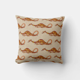 Ontwerp van de middeleeuwse draak 2015 kussen