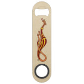 Ontwerp van de middeleeuwse draak 2015 speed flessenopener (Achterkant)