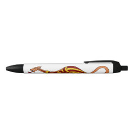 Ontwerp van de middeleeuwse draak 2015 zwarte inkt pen