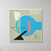 Ontwerp van de Mideeuw Jacobsen Homage Print (Voorkant)