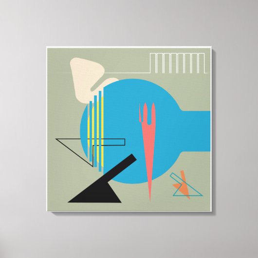 Ontwerp van de Mideeuw Jacobsen Homage Print (Voorkant)