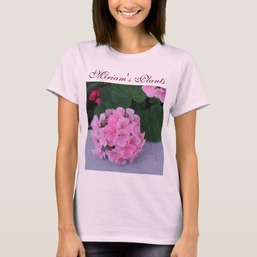 Ontwerp van de Mode van de tuin van Miriam door Ja T-shirt (Voorkant)