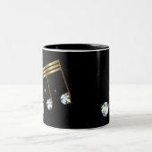 Ontwerp van de Mok van diamant en Gold Musical Not (Center)