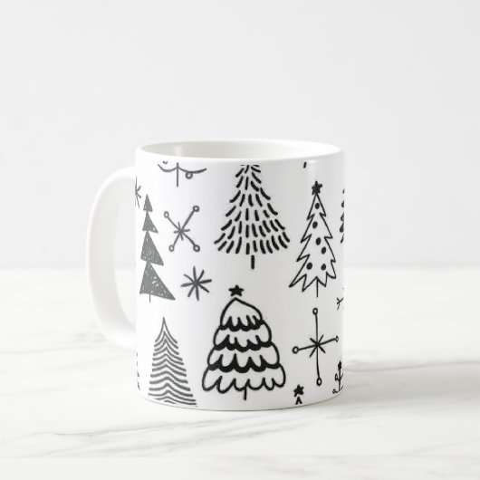 Ontwerp van de Mok van Kerstmis (Voorkant links)