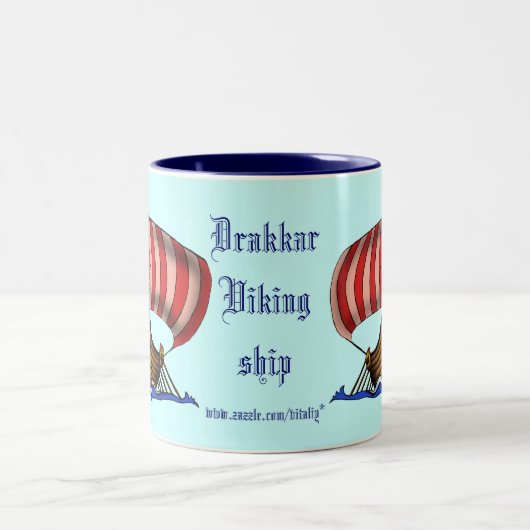 Ontwerp van de mok van Viking (Center)
