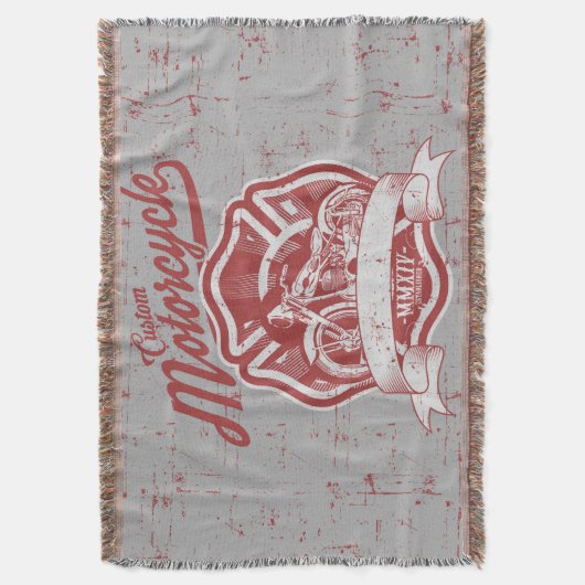 Ontwerp van de motorfiets deken (Voorkant Verticaal)