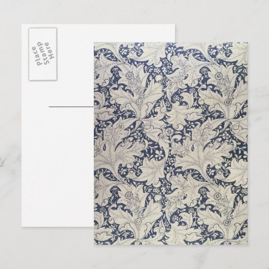 ontwerp van de muurbloem briefkaart (Voorkant / Achterkant)