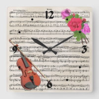 Ontwerp van de Muziek van de viool en van het Blad
