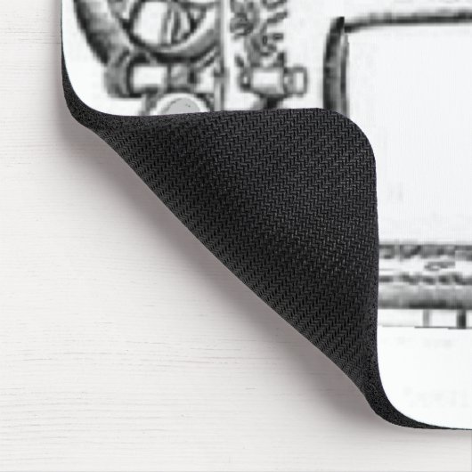 Ontwerp van de naaimachine muismat (Hoek)