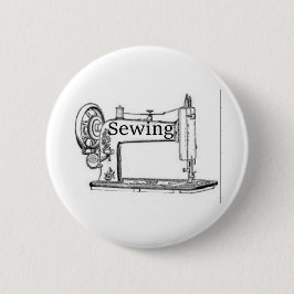 Ontwerp van de naaimachine ronde button 5,7 cm