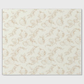 Ontwerp van de najaarsHerfst van de pompoenen van  Cadeaupapier (Vlak)