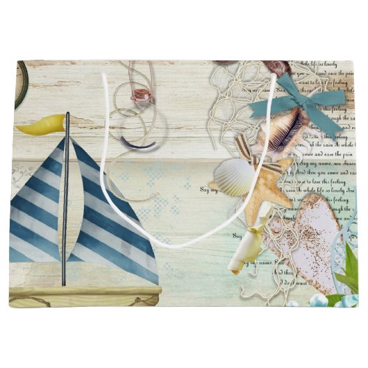 Ontwerp van de Nautische reeks 5 Groot Cadeauzakje (Voorkant)