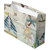 Ontwerp van de Nautische reeks 5 Groot Cadeauzakje (Voorkant Gekanteld)