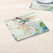 Ontwerp van de Nautische reeks 5 Kartonnen Onderzetters (Schuin)