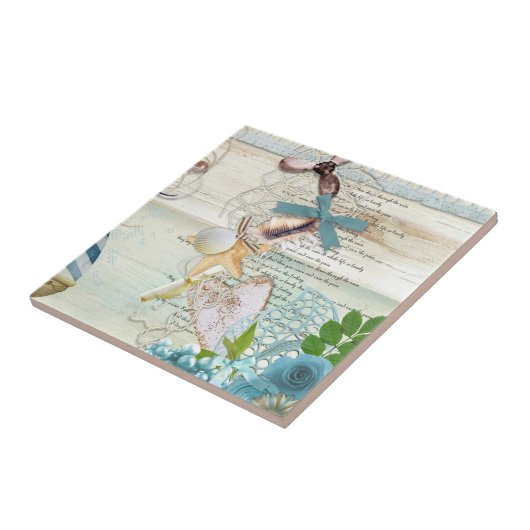 Ontwerp van de Nautische reeks 5 Tegeltje (Zijkant)