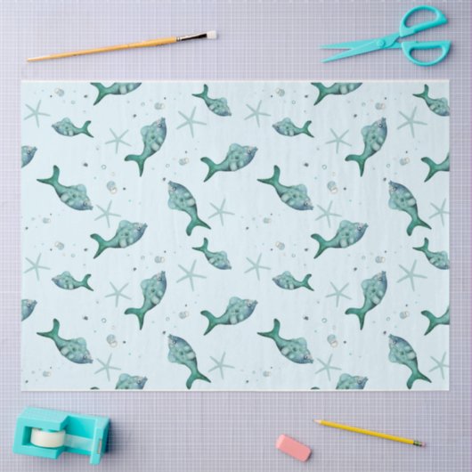 Ontwerp van de Nautische reeks 6 Tissuepapier (Craft)